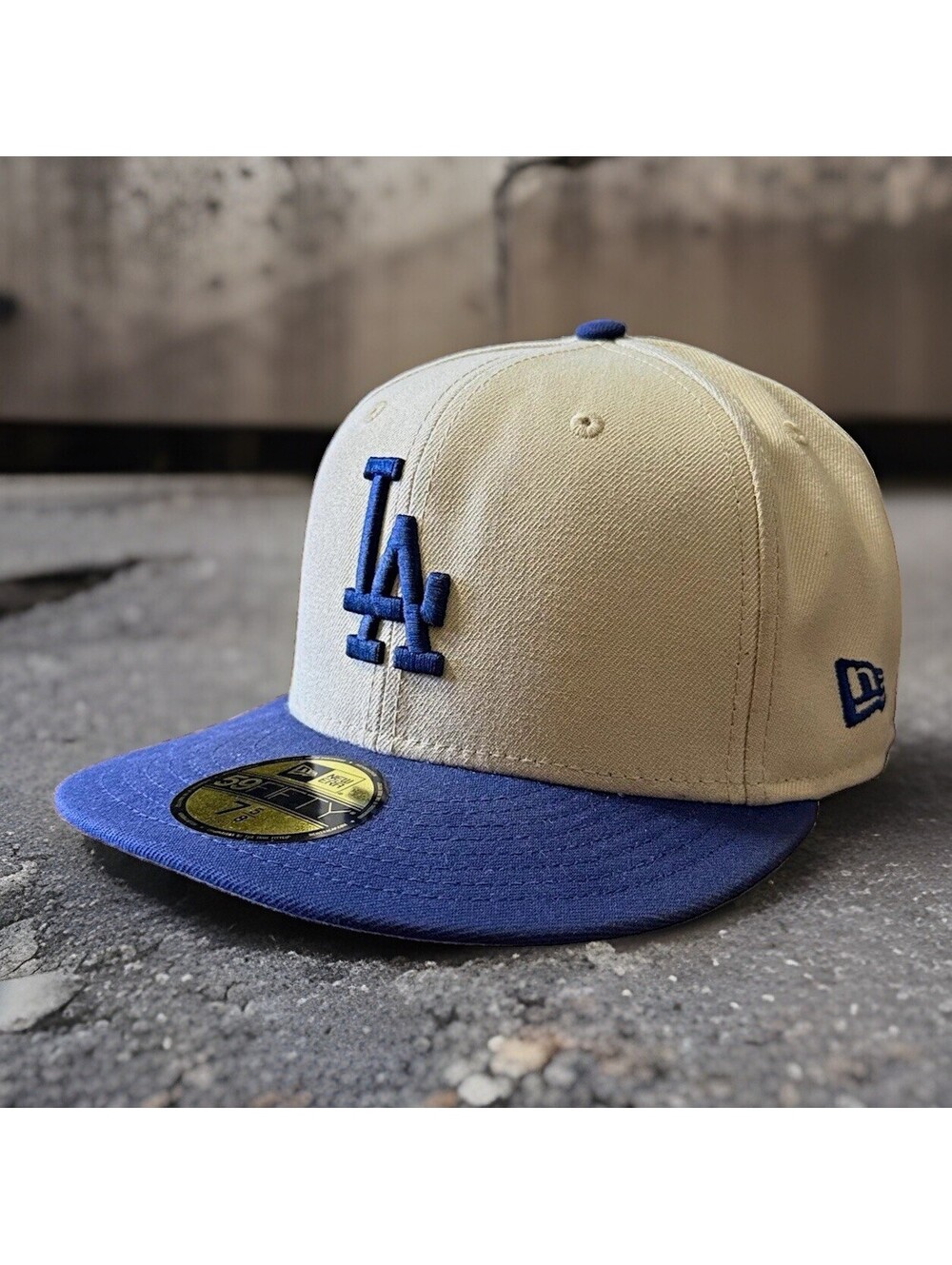 LA Dodgers New Era 59FIFTY 1988 World Series Patch Fitted Hat 7 5/8